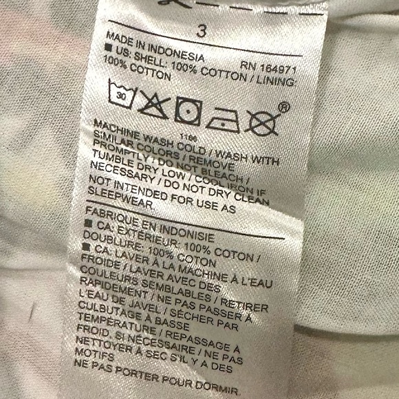 🐒 NWT Janie and Jack Tropical Jungle Smocked Ruffle Cropped Top Size 3 - Picture 9 of 9